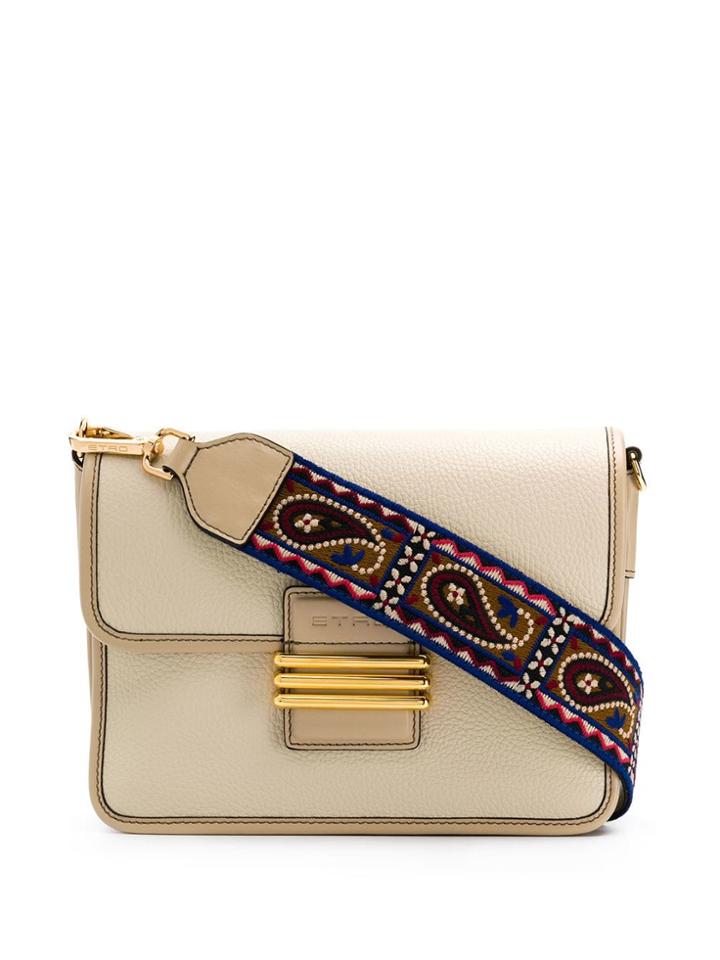 Etro Paisley Strap Shoulder Bag - Neutrals