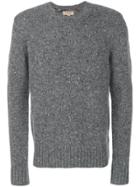 Burberry Speckled Knit Jumper - Grey