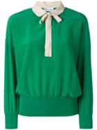 Red Valentino Peter Pan Collar Sweatshirt - Green