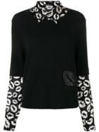 Luisa Cerano Layered Jumper - Black