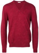 Etro - V-neck Pullover - Men - Wool - L, Red, Wool