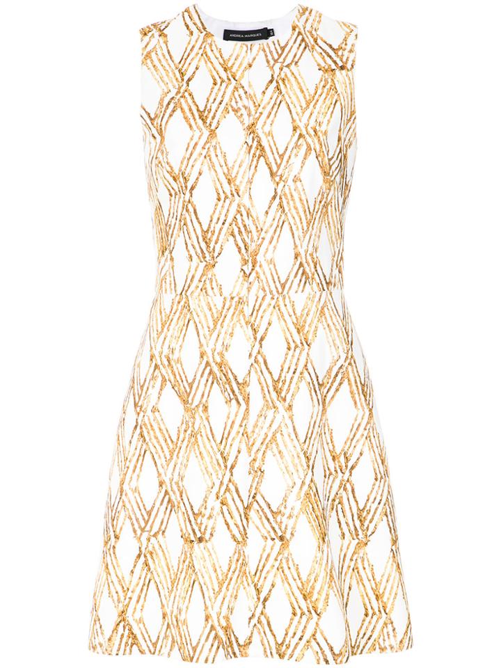 Andrea Marques A-line Dress - Multicolour