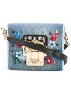 Dolce & Gabbana - Denim Mini Shoulder Bag - Women - Cotton/leather - One Size, Blue, Cotton/leather