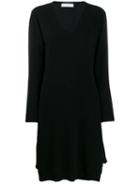 Fabiana Filippi Pleated Detail Midi Dress - Black