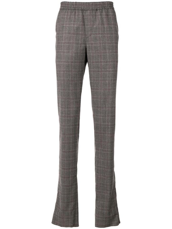 Loro Piana Plaid Tailored Trousers - Grey