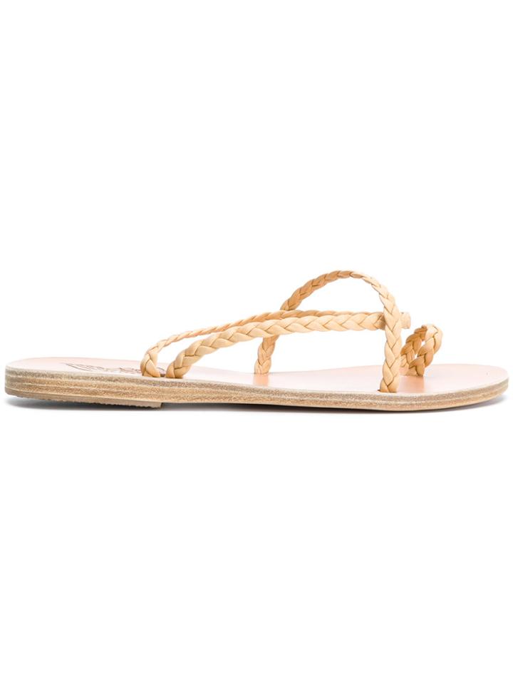 Ancient Greek Sandals Eleftheria Flat Sandals - Nude & Neutrals