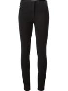 Roberto Cavalli Skinny Trousers, Women's, Size: 44, Black, Viscose/polyamide/spandex/elastane/silk