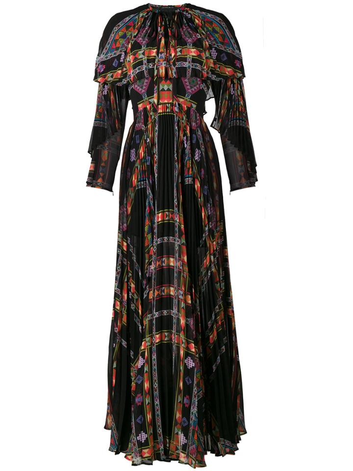 Etro Pleated Maxi Dress - Black