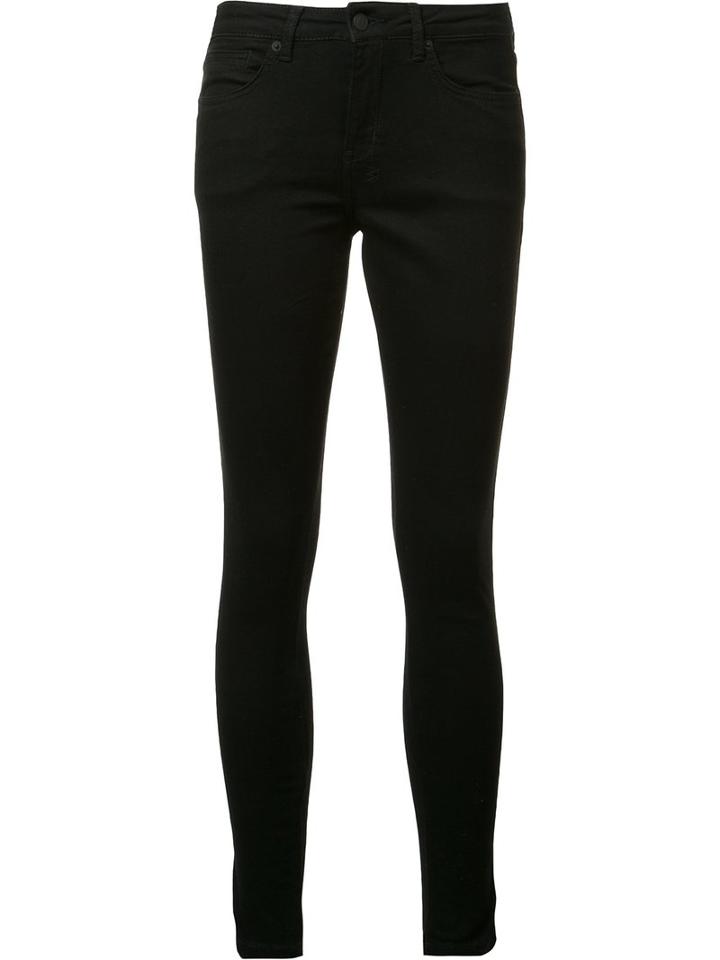 Ksubi Super Skinny Cropped Jeans, Women's, Size: 24, Black, Cotton/polyester/spandex/elastane