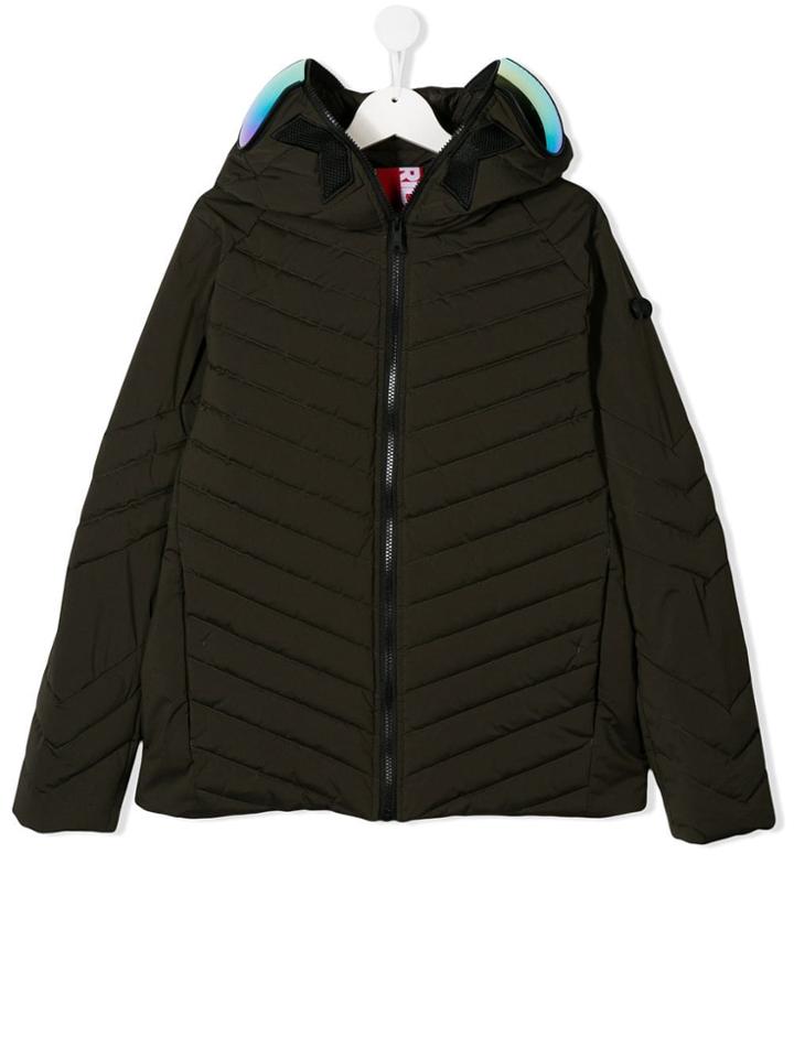 Ai Riders On The Storm Padded Goggle Jacket - Green