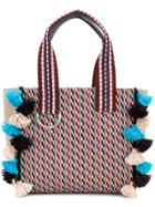 Etro Woven Tassel Tote Bag - Multicolour