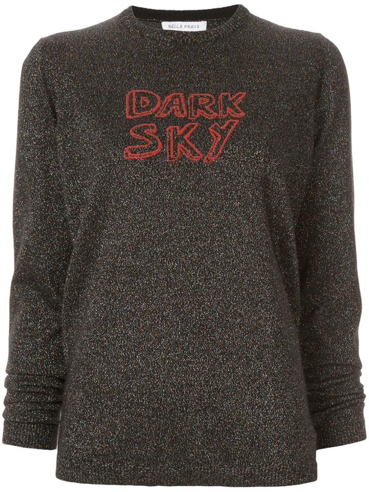 Bella Freud Dark Sky Sparkle Jumper - Black