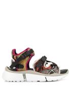 Chloé Sonnie Snake Print Sandals - Multicolour