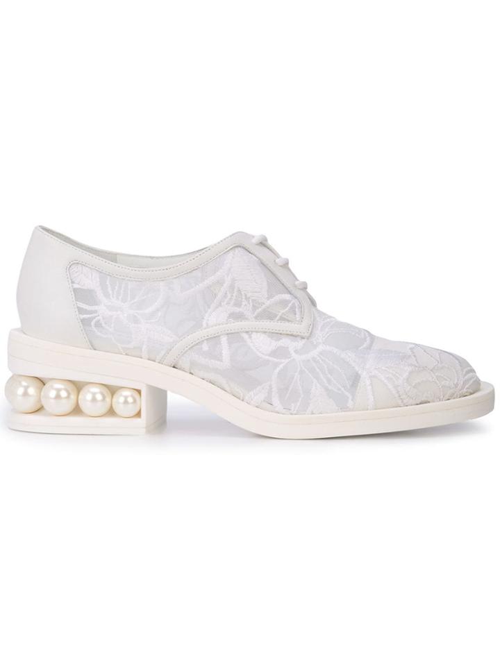 Nicholas Kirkwood Embellished Classic Shoes - White