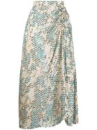 Lala Berlin Kufiya Snake Skirt - Neutrals