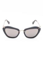 Miu Miu Eyewear 'noir' Sunglasses - Black
