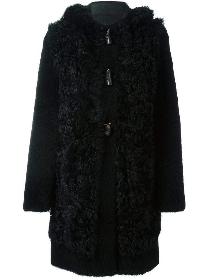 Blancha Button Fastening Hooded Coat