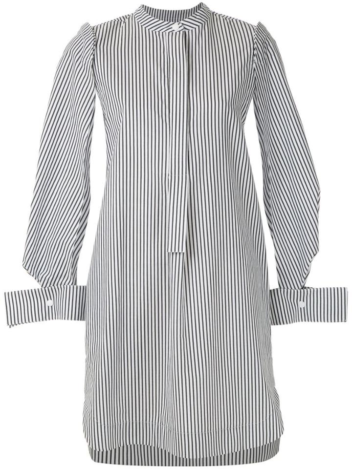 Gloria Coelho Striped Shirt Dress - Multicolour