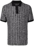 Giorgio Armani Knitted Polo Shirt - Black