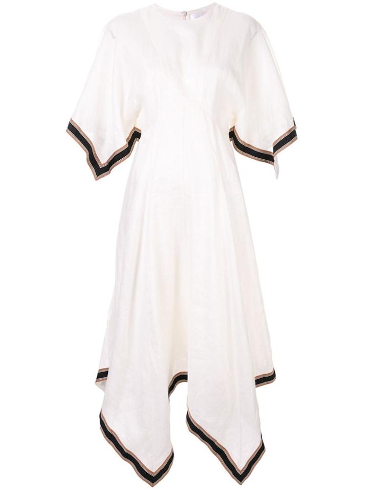 Zimmermann Juno Ribbon Long Dress - White