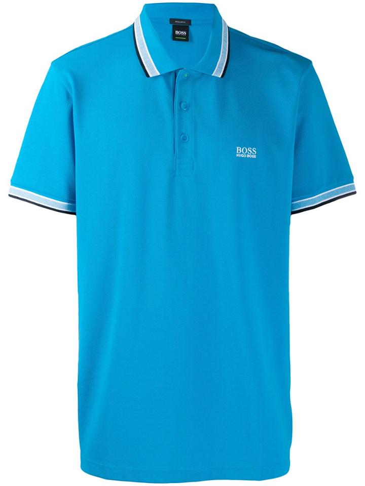 Boss Hugo Boss Short Sleeve Polo Shirt - Blue