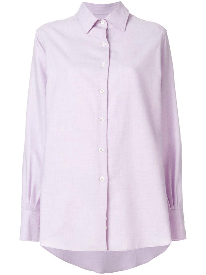 Holland & Holland Button Down Shirt - Pink & Purple
