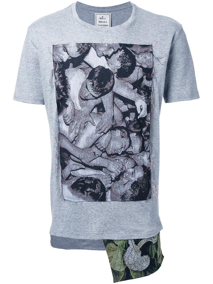 Miharayasuhiro Jaquard Patch T-shirt