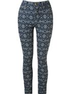 Amapô Printed High Waist Skinny Jeans