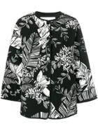 See By Chloé Padded Jungle-print Jacket - Black