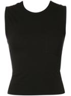T By Alexander Wang Classic Vest Top, Women's, Size: Small, Black, Cotton