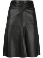 Isabel Marant Étoile Gladys Leather Skirt - Black