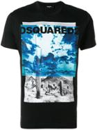 Dsquared2 Printed Logo T-shirt - Black