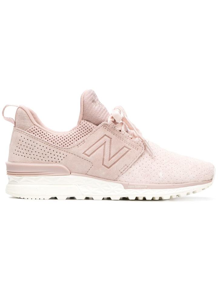 New Balance 574 Sport Decon Sneakers - Pink & Purple