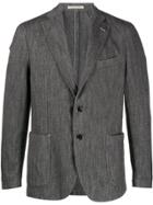 Bagnoli Sartoria Napoli Patch Pocket Soft Blazer - Grey