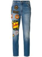 Mr & Mrs Italy Patches Straight Jeans - Blue