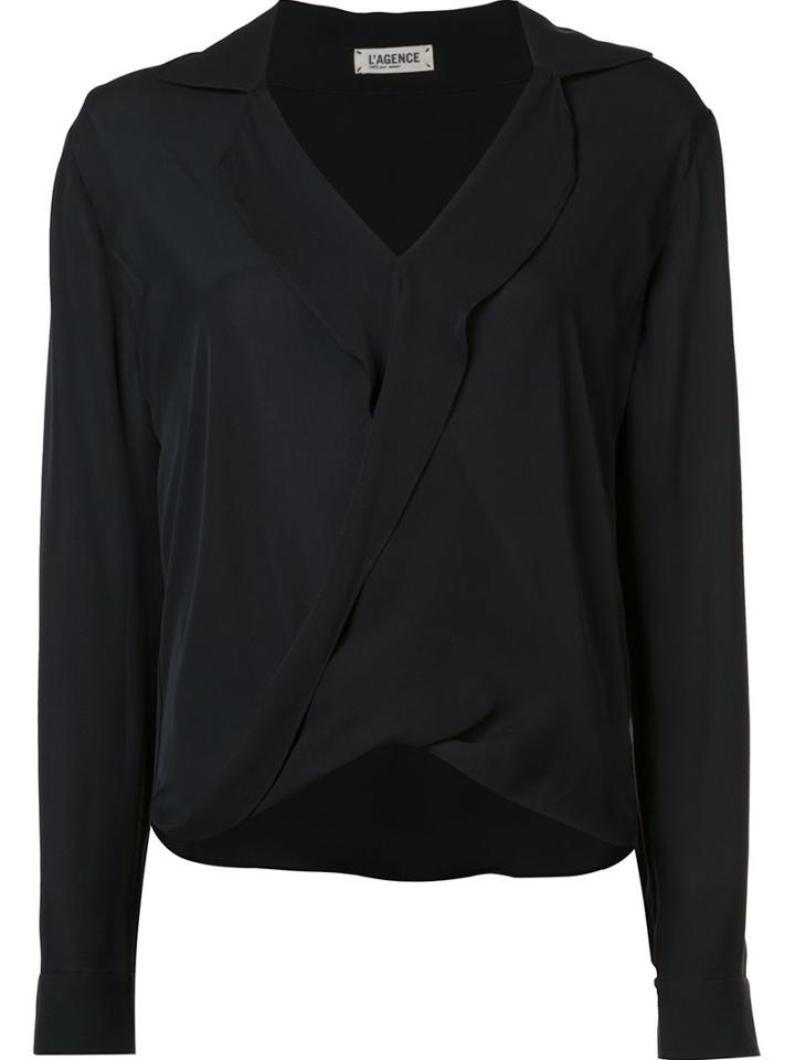 L'agence 'rita' Drape Blouse