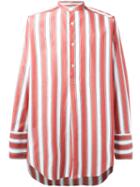 Stella Mccartney - Striped Grandpa Shirt - Men - Cotton - 40, White, Cotton