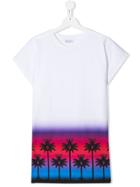 Marcelo Burlon County Of Milan Kids Graphic Print T-shirt - White