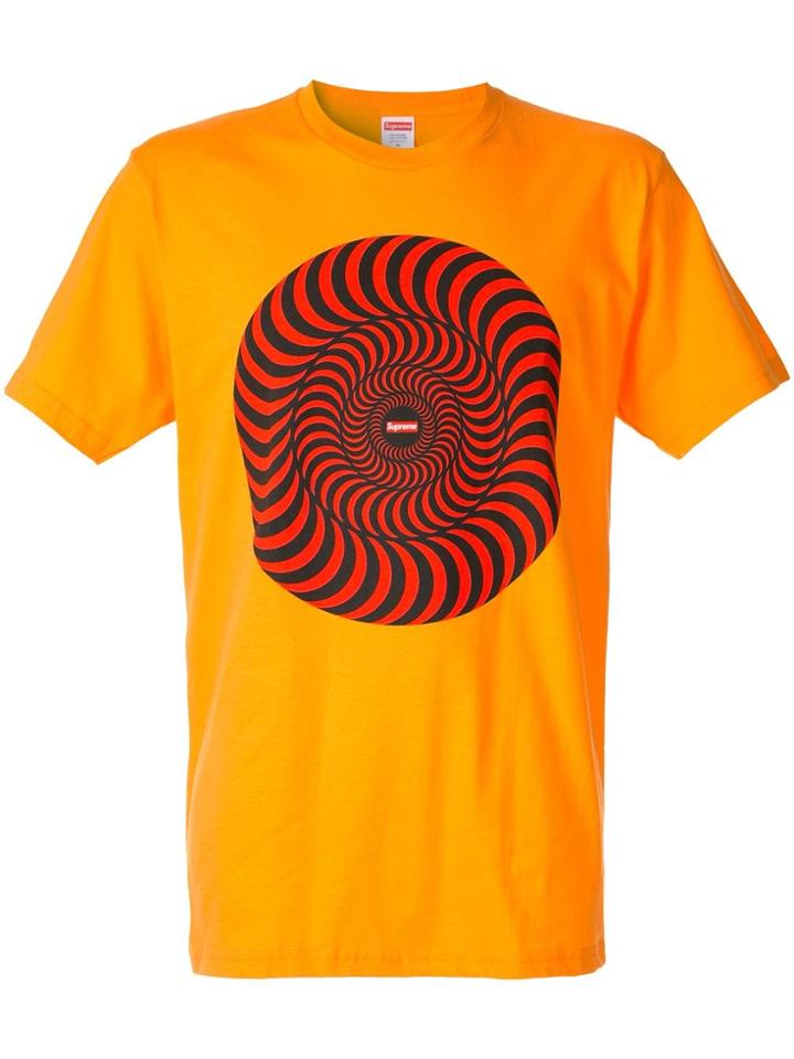 Supreme Spitfire Swirl T-shirt - Orange