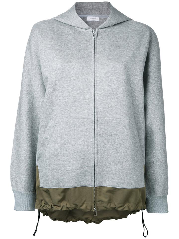 En Route Drawstring Hem Hoodie, Women's, Size: 2, Grey, Cotton