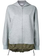En Route Drawstring Hem Hoodie, Women's, Size: 2, Grey, Cotton