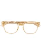 Gucci Eyewear Square Frame Glasses - Yellow & Orange