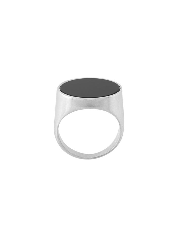 Maison Margiela Classic Round Ring - Metallic