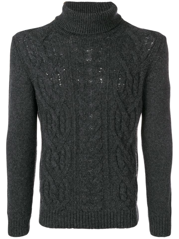 Tagliatore Turtleneck Sweater - Grey