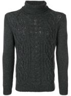 Tagliatore Turtleneck Sweater - Grey