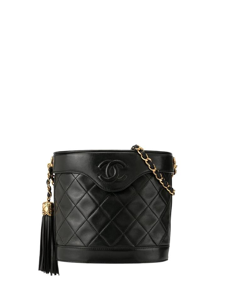 Chanel Pre-owned 1990s Tassel Shoulder Bag - Black