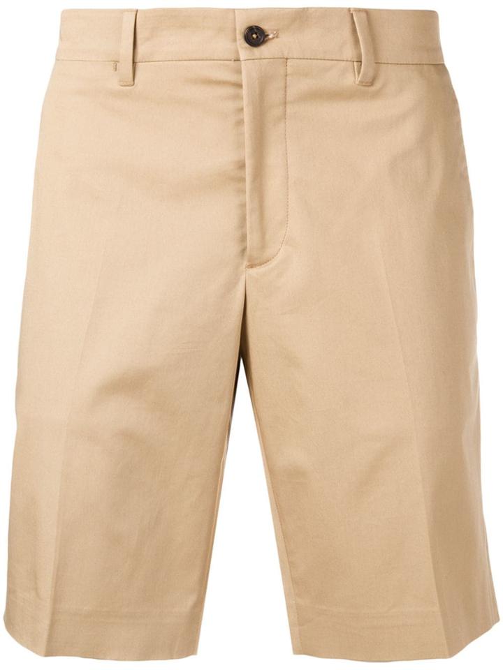 Prada Classic Chino Shorts - Neutrals