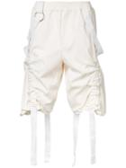 Private Policy Harness Shorts, Men's, Size: Medium, White, Cotton