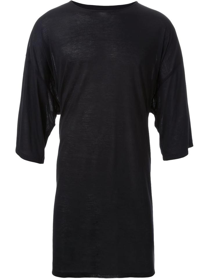 Strateas Carlucci Oversized T-shirt, Men's, Size: Xl, Black, Modal