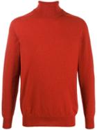 Drumohr Roll-neck Sweater - Red